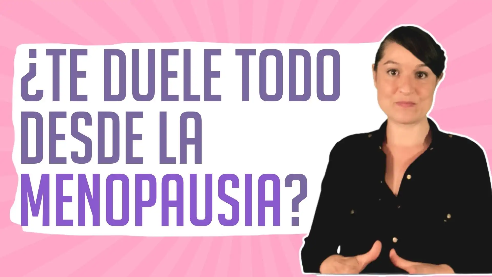 Dolores en la menopausia, es por el Síndrome musculoesquelético de la menopausia, hombro congelado, dolor de rodillas, rigidez, sínmas relacionados con el Síndrome musculoesquelético de la menopausia